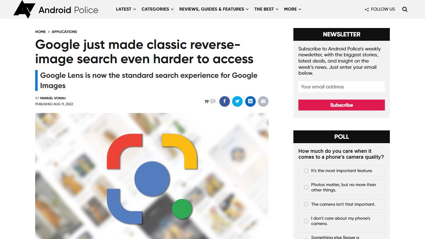 Google just made classic reverse-image search even harder to access